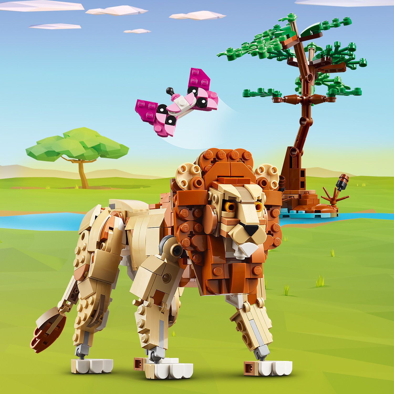 Конструктор LEGO Creator Дикие животные сафари 780 детали (31150) - фото 8