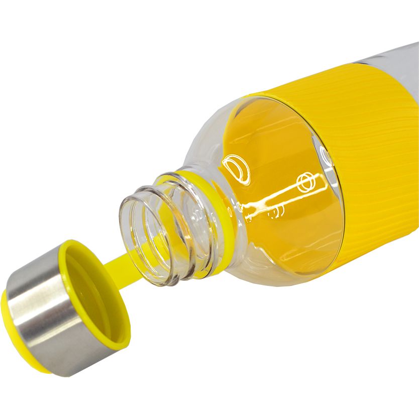 Пляшка для води Line Art Limpid 850 мл жовта (20222LA-05) - фото 6
