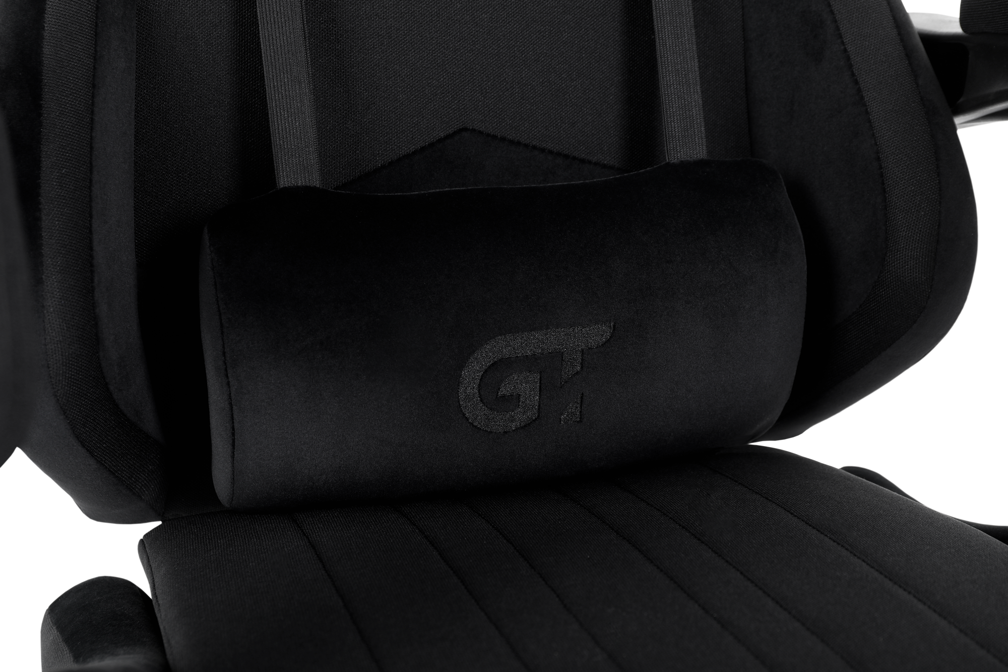 Геймерское кресло GT Racer черное (X-2324 Fabric Black Suede) - фото 7