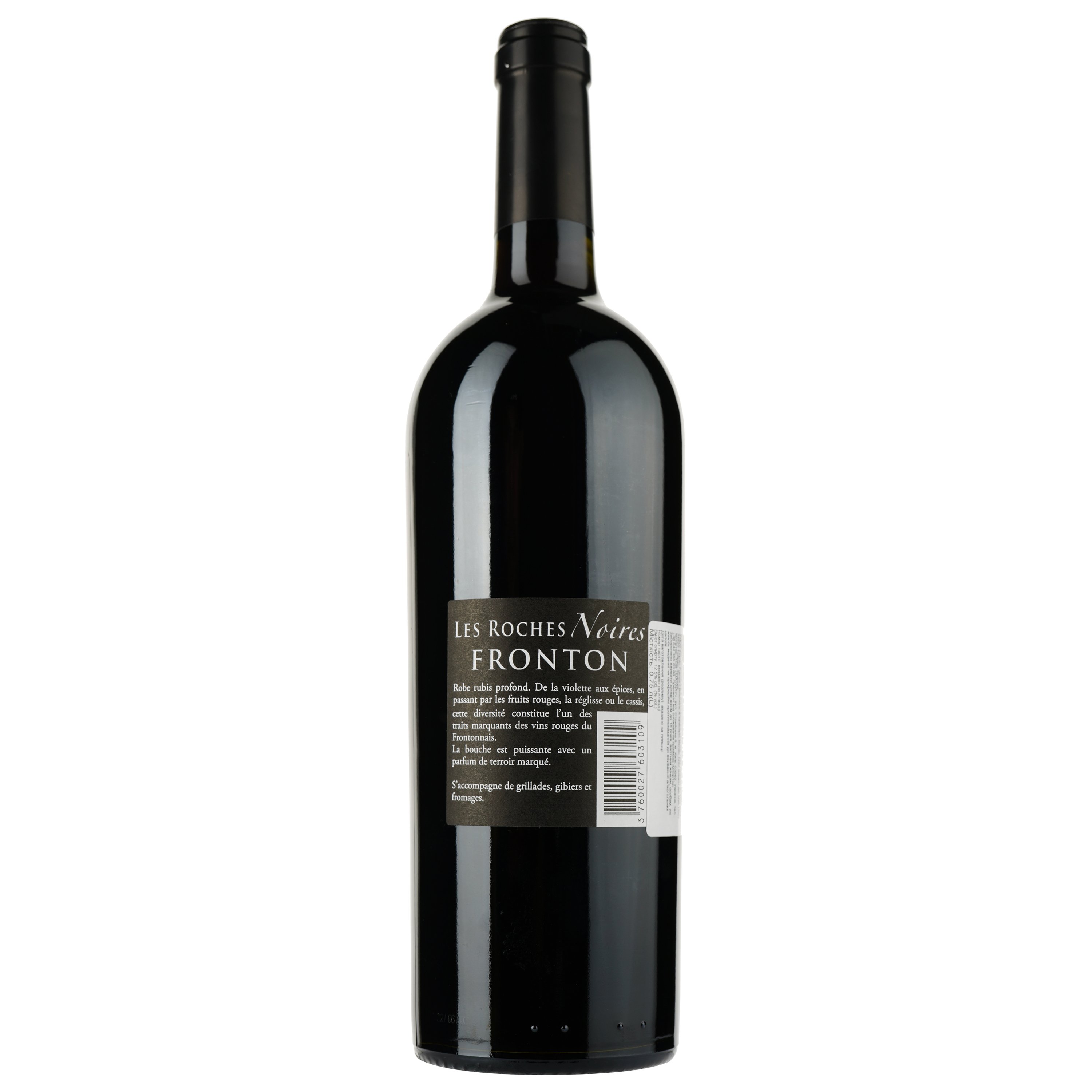 Вино Les Roches Noires AOP Fronton, красное, сухое, 0,75 л - фото 2
