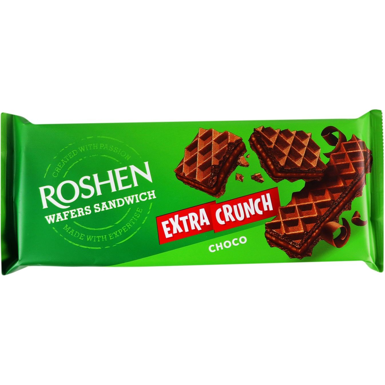 Вафли Roshen Wafers Sandwich Extra Crunch Choco 142 г (917336) - фото 1