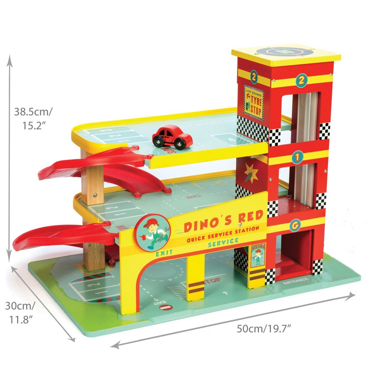Игровой набор Le Toy Van Dino's Toy Garage Гараж Дино (TV450) - фото 2