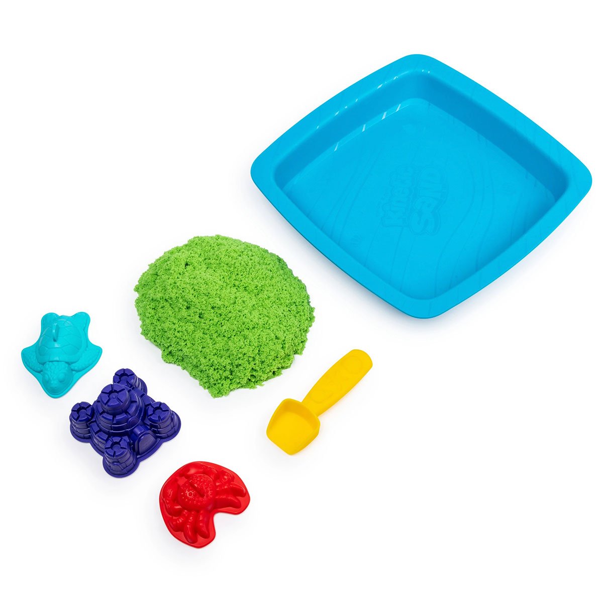 Набір піску для дитячої творчості Wacky-Tivities Kinetic Sand, зелений, 454 г (71402G) - фото 2