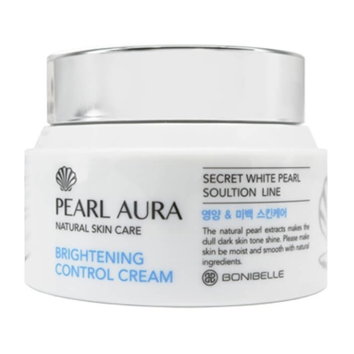 Крем для обличчя Bonibelle Pearl Aura Brightening Control Cream Перли, 80 мл - фото 1