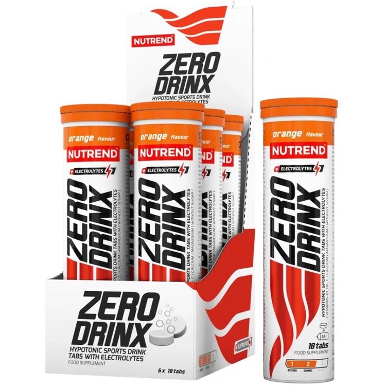 Изотоник Nutrend ZeroDrink черная смородина 18 таблеток - фото 1