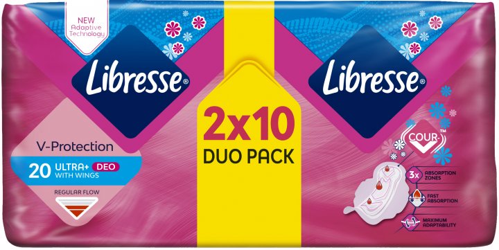 Прокладки гігієнічні Libresse Ultra Normal Soft Deo, 20 шт. - фото 2