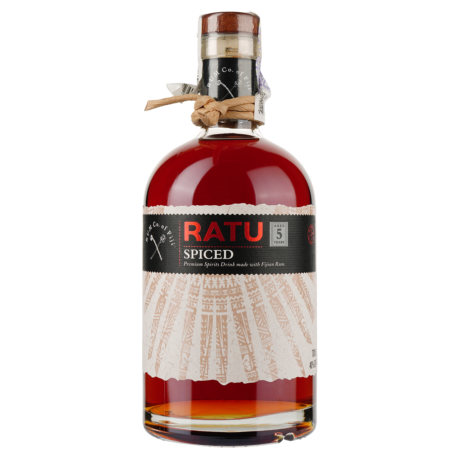 Ромовый напиток Ratu Spiced 5yo, 40%, 0,7 л - фото 1