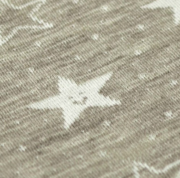 Детский плед Прованс Stars, 100х80 см, латте с белым (12143) - фото 3