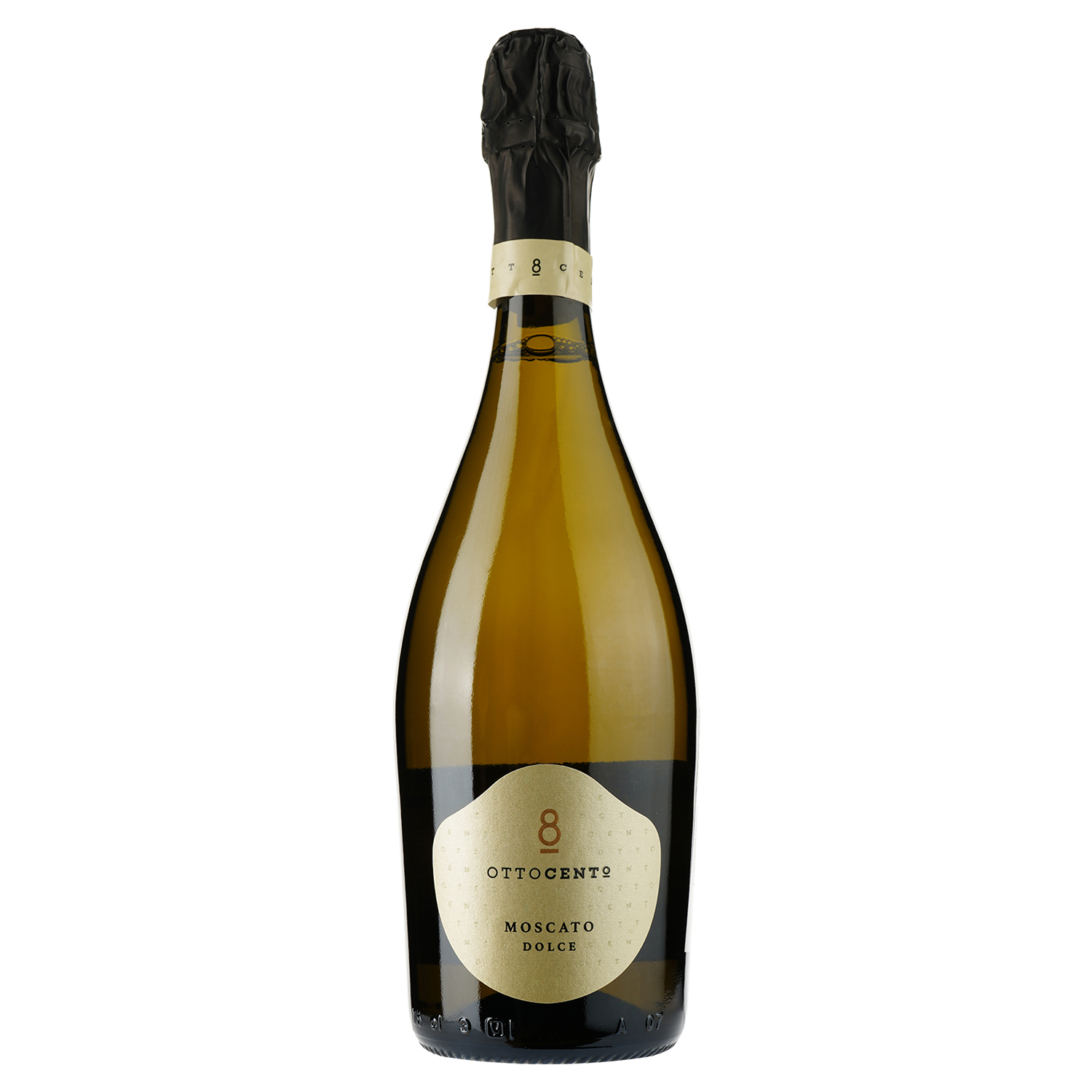 Вино игристое Ottocento 800 Moscato Dolce, белое, сладкое, 0,75 л - фото 1