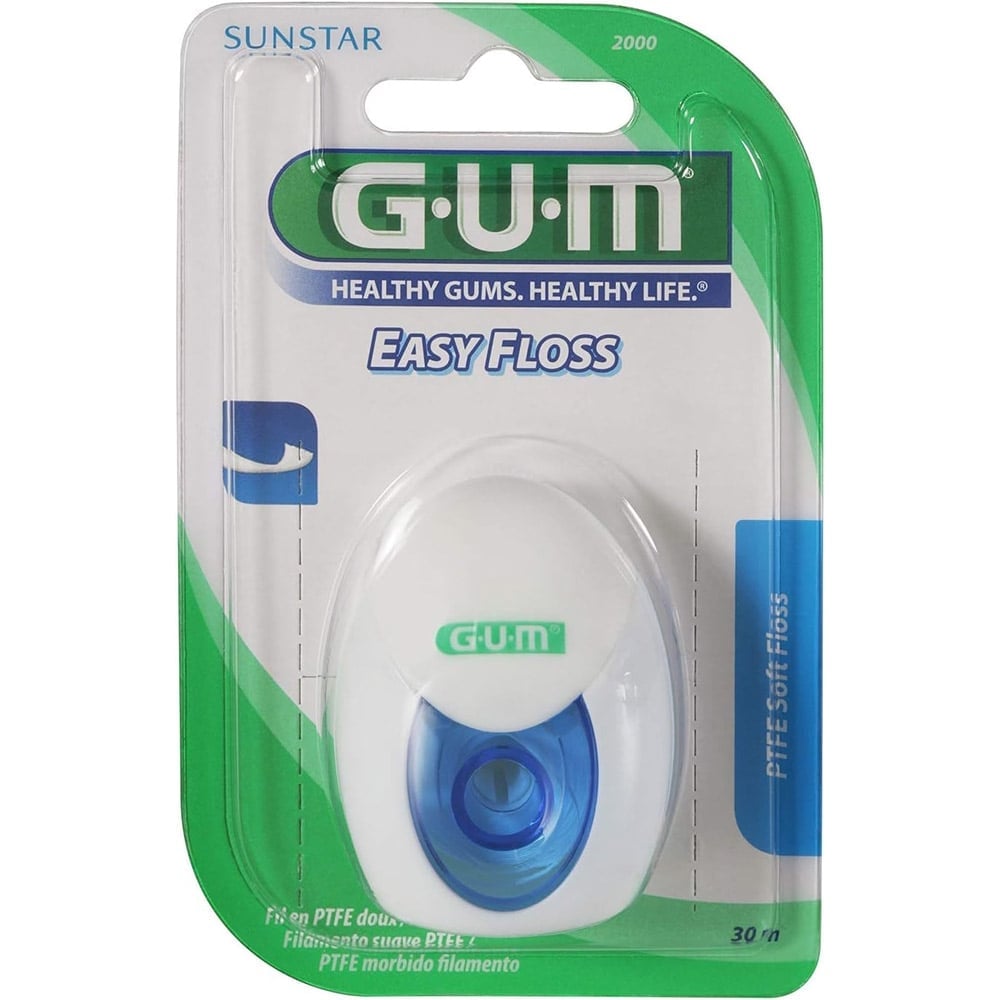 Зубная нить GUM Easy Floss вощеная 30 м - фото 1