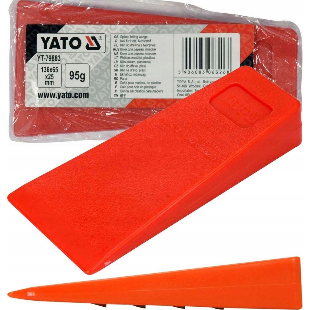 Клин пластиковий Yato 13.6х6.5х2.5 см - фото 3