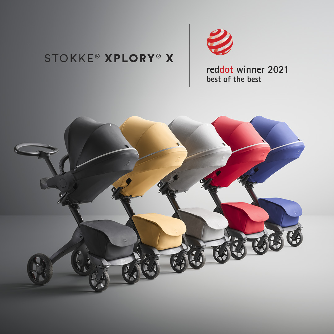 Універсальна коляска 2 в 1 Stokke Xplory X Rich Black + люлька у подарунок (571401акц.) - фото 8