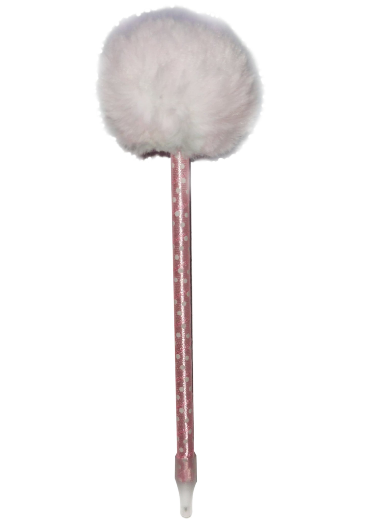 Ручка шариковая Offtop Помпон, светло-розовый (833893) - фото 1