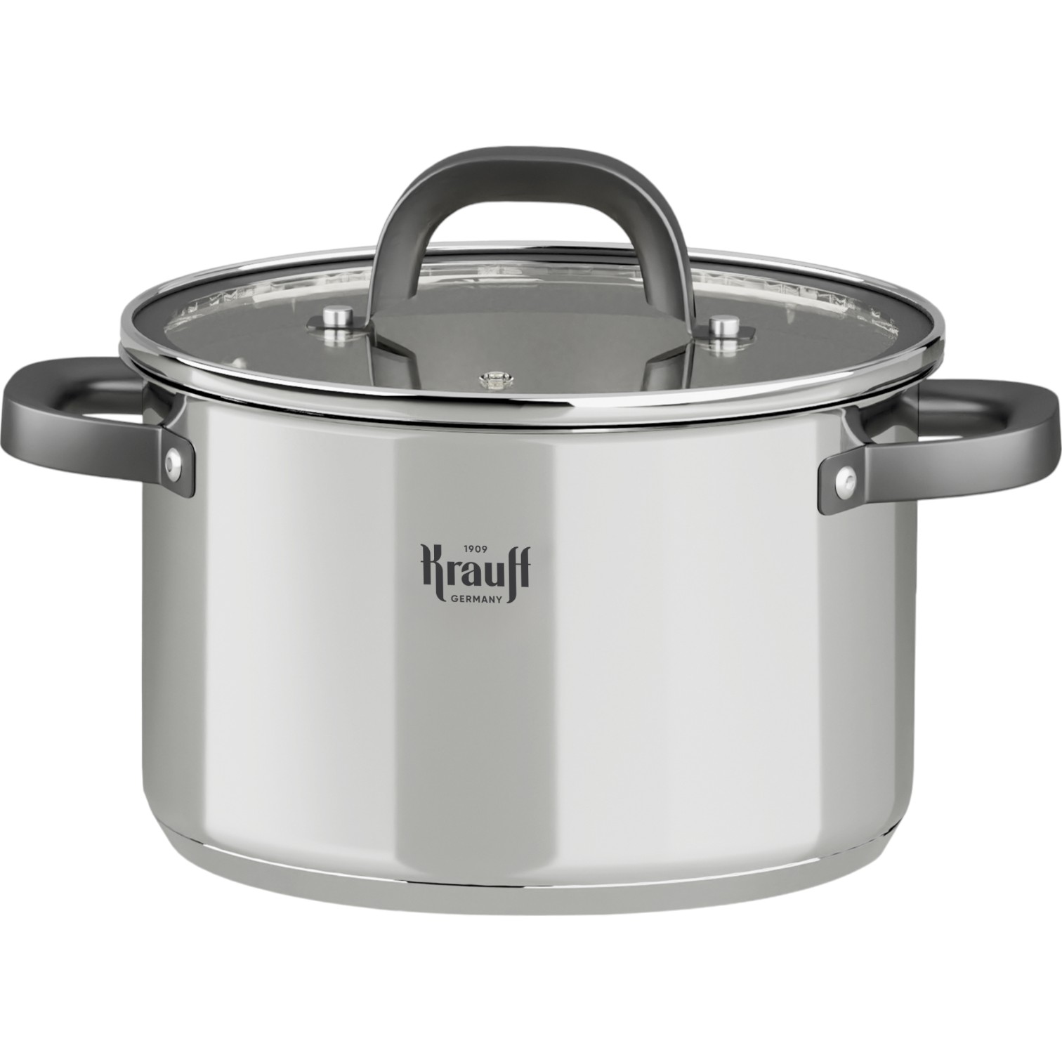 Каструля Krauff Prime Chef зі скляною кришкою 3.8 л 20 см (26-303-009) - фото 1