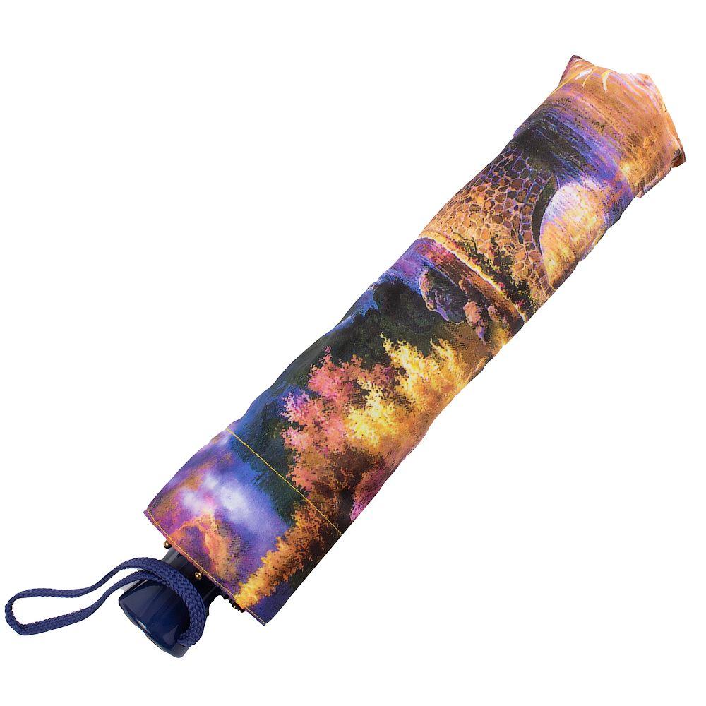 Женский складной зонтик полуавтомат Lamberti 103 см разноцветный - фото 4