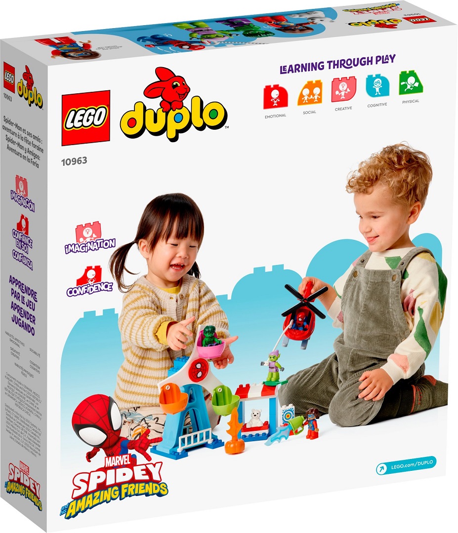 Конструктор LEGO DUPLO Человек-паук и друзья, приключения на ярмарке, 41 деталь (10963) - фото 8