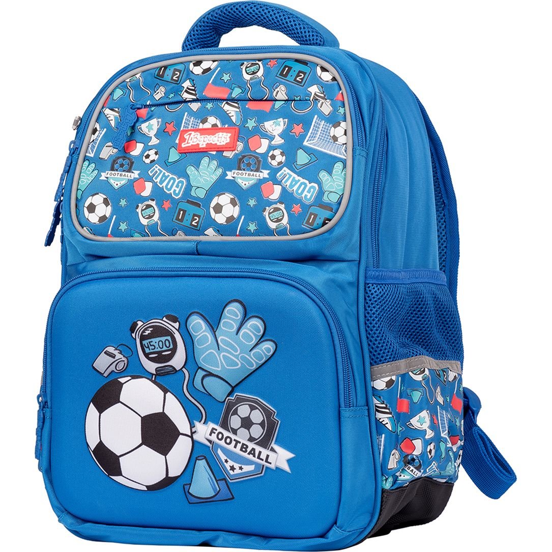 Рюкзак шкільний 1 Вересня S-105 Football, синій (558307) - фото 1