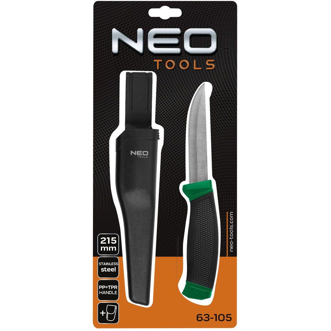Нож универсальный Neo Tools 215 мм (63-105) - фото 4