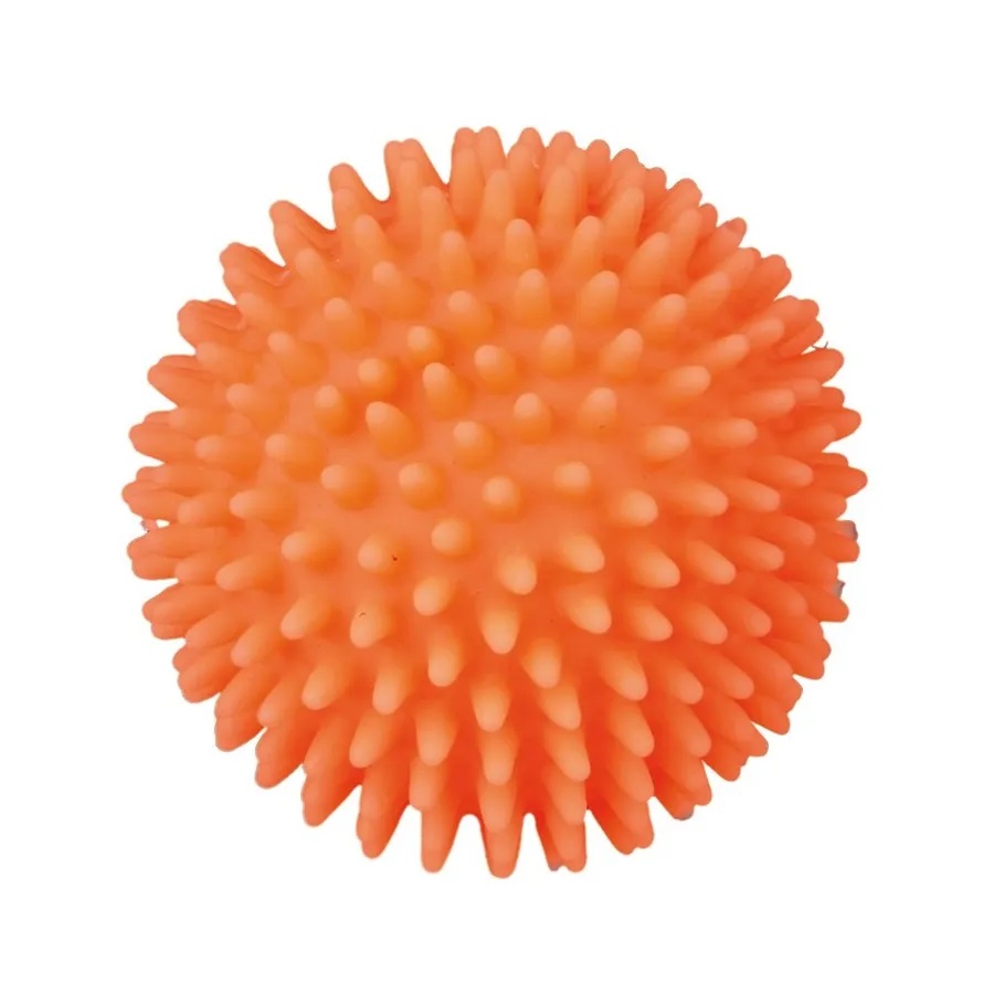 Іграшка для собак Trixie М'яч голчастий з пищалкою, 7 см, в асортименті (3414) - фото 2