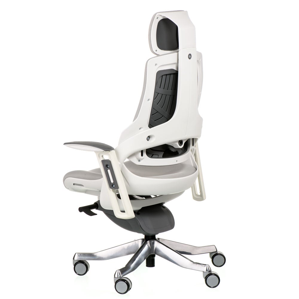 Офісне крісло Special4you Wau Snowy Fabric біле з сірим (E6163) - фото 6
