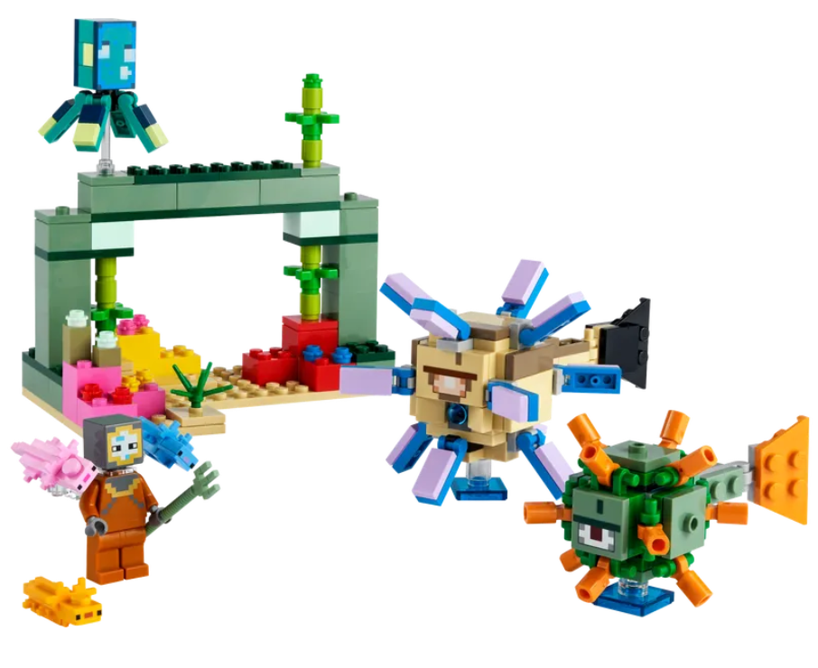 Конструктор LEGO Minecraft Битва Стражів, 255 деталей (21180) - фото 4