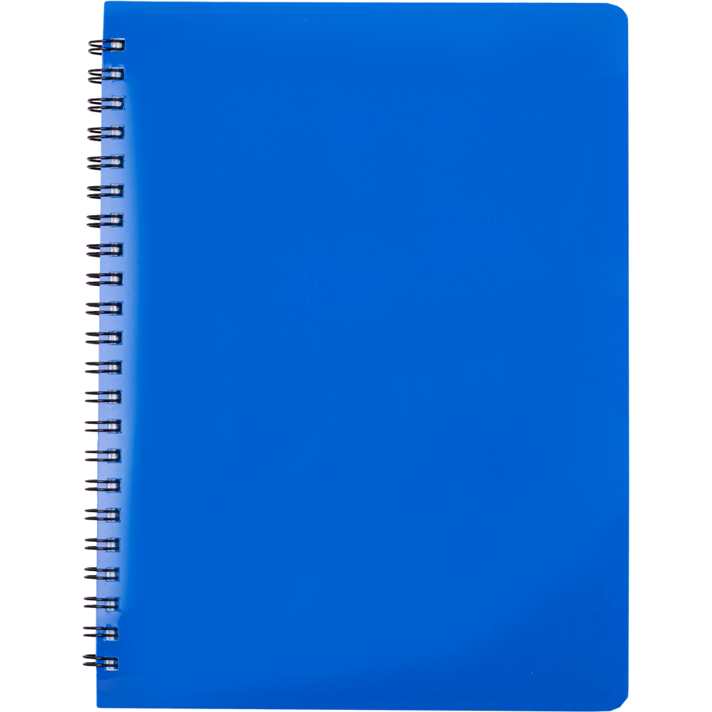 Тетрадь для записей Buromax Gloss А6 в клетку 80 листов синий (BM.24652151-02) - фото 1