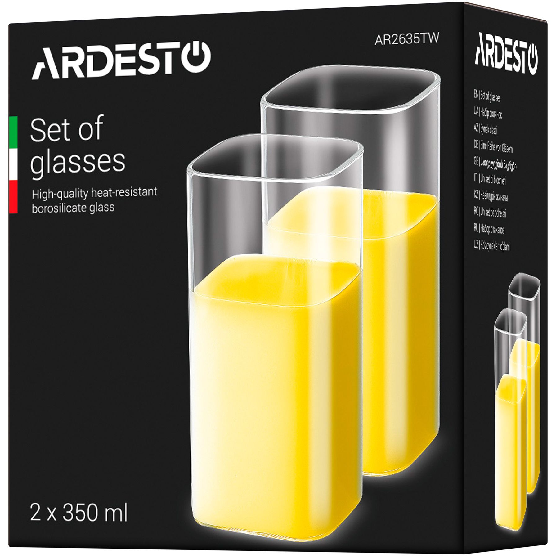 Набір склянок Ardesto Twins, 350 мл (AR2635TW) - фото 6