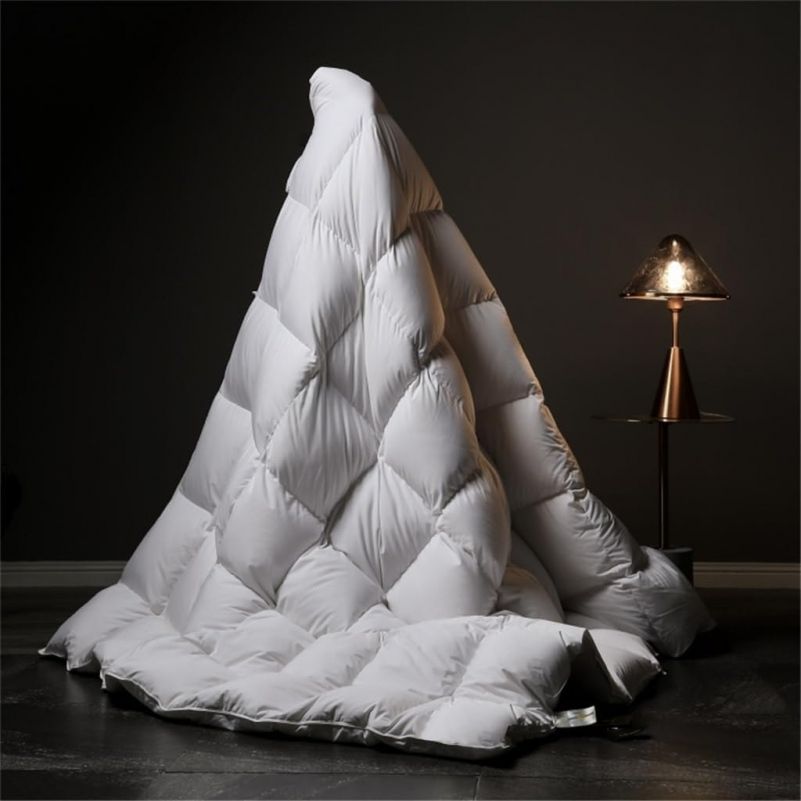 Одеяло пуховое MirSon Beatrice № 093, зимнее+, 240х220 см, белое - фото 3