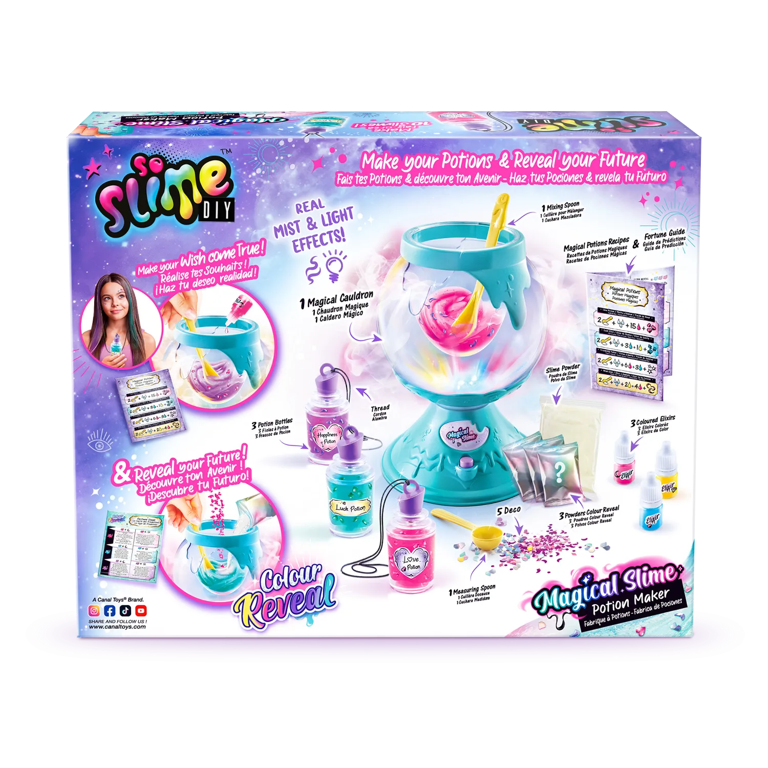 Набор для творчества Canal Toys Slime DIY Фабрика Магический Слайм (SSC196) - фото 3