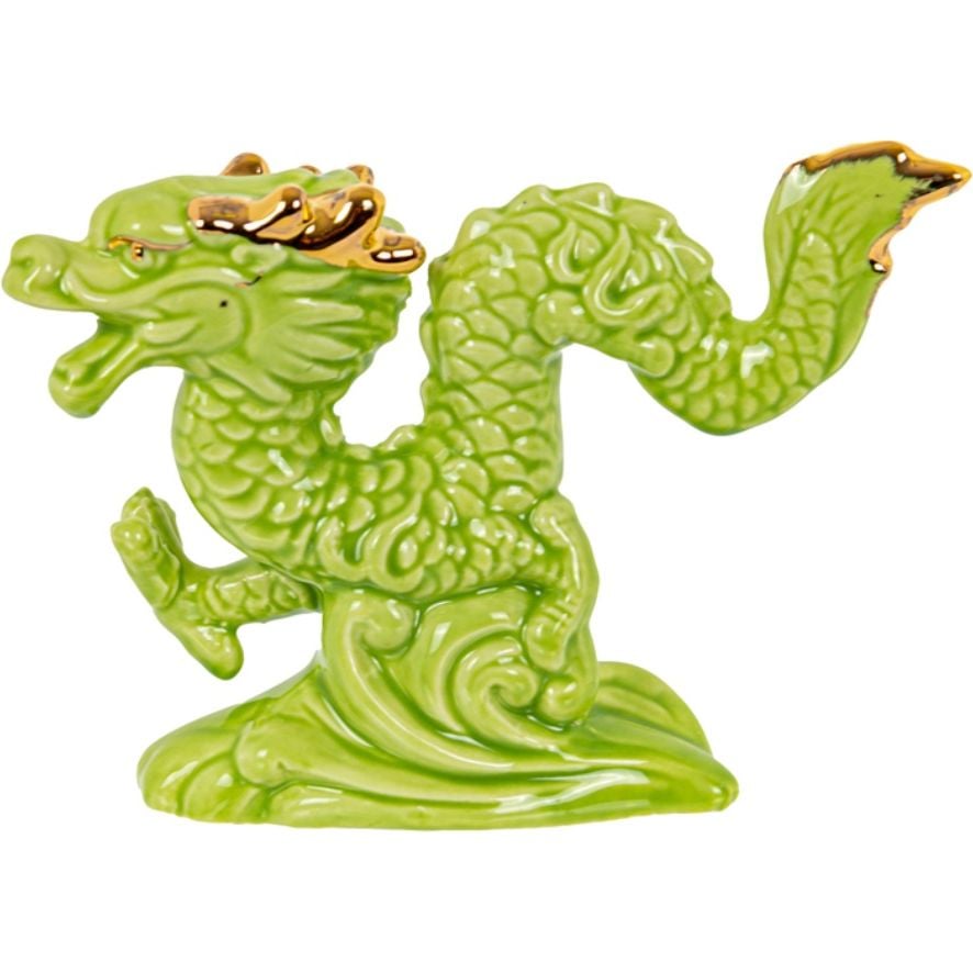 Фигурка декоративная Lefard Дракон 12.7 см зеленая ( (149-461) - фото 1