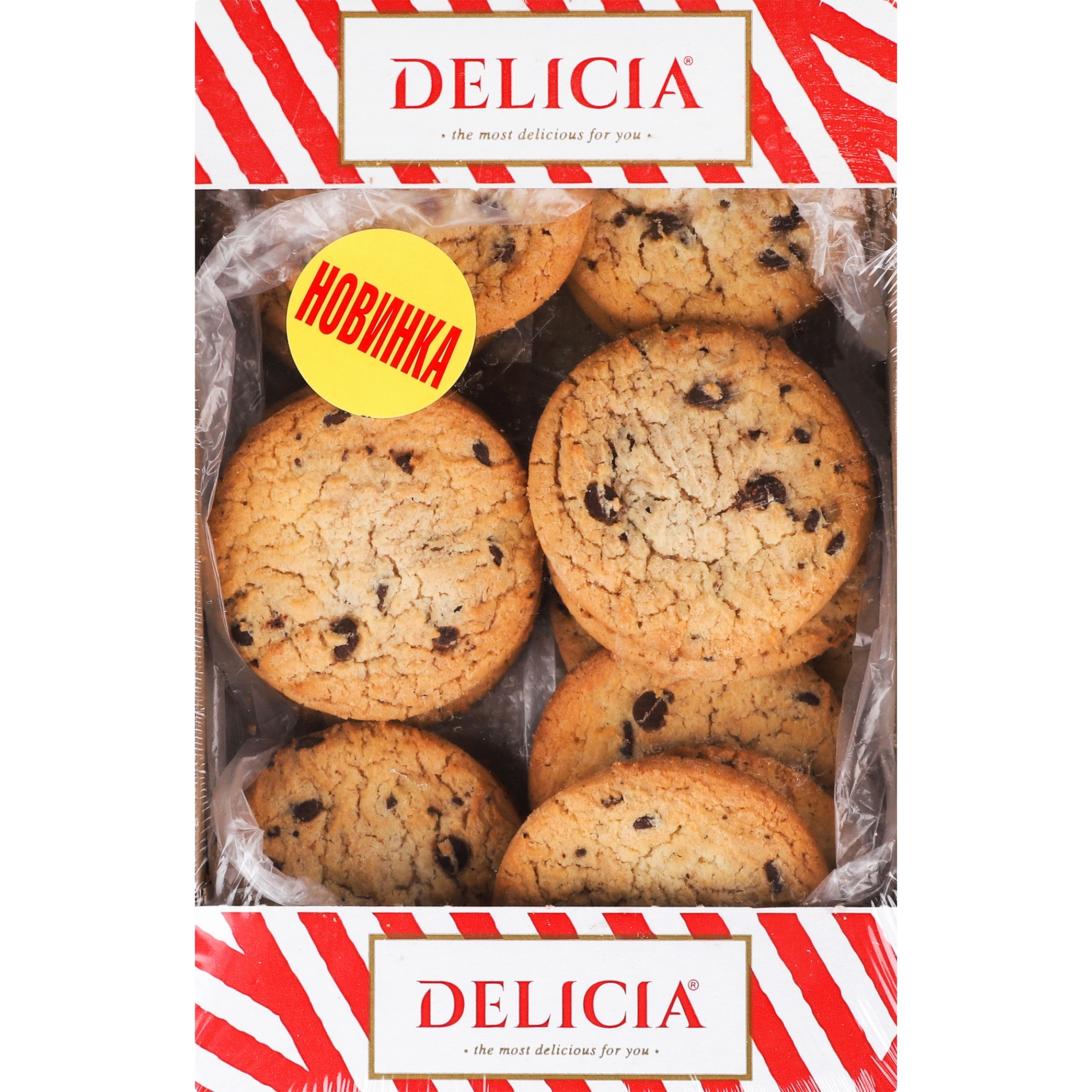 Печиво здобне Delicia Феліція зі шматочками шоколаду 330 г - фото 1