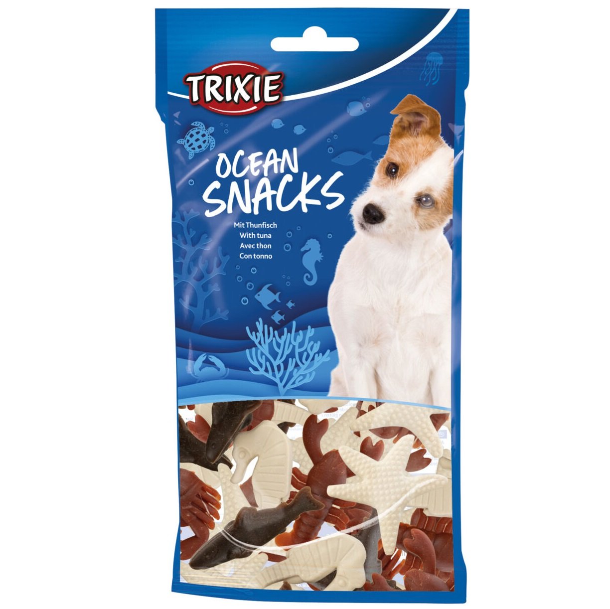 Лакомства для собак Trixie Ocean Snack, тунец и курица, 100 г (31634) - фото 1