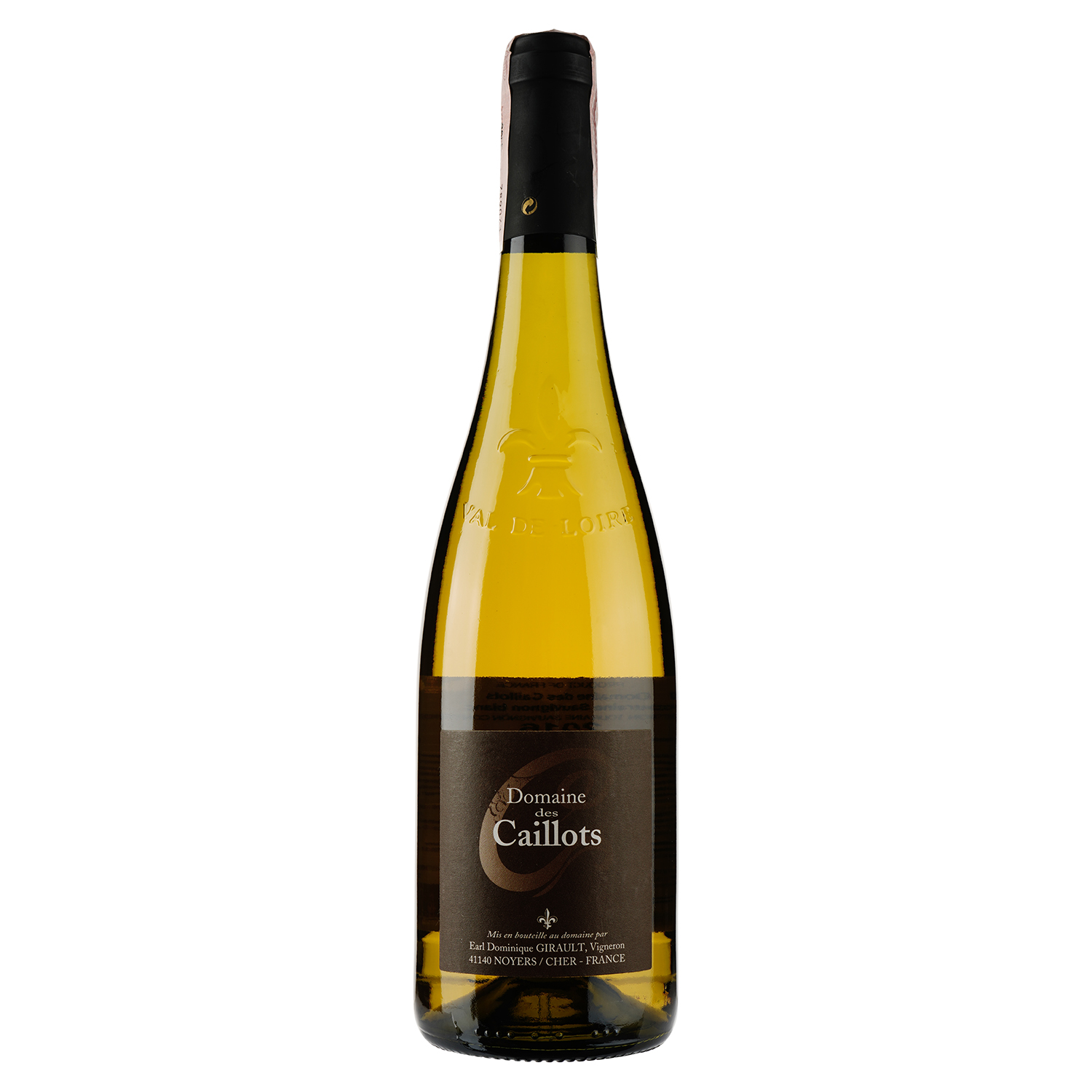 Вино De Mour Domaine des Caillots Touraine Sauvignon Blanc, сухое 13,5%, 0,75 л (ALR13279) - фото 1