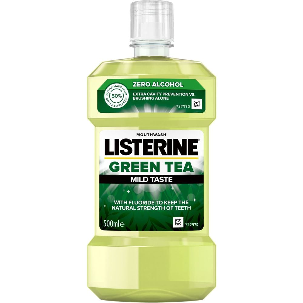 Ополаскиватель для полости рта Listerine Зеленый Чай, 500 мл - фото 1