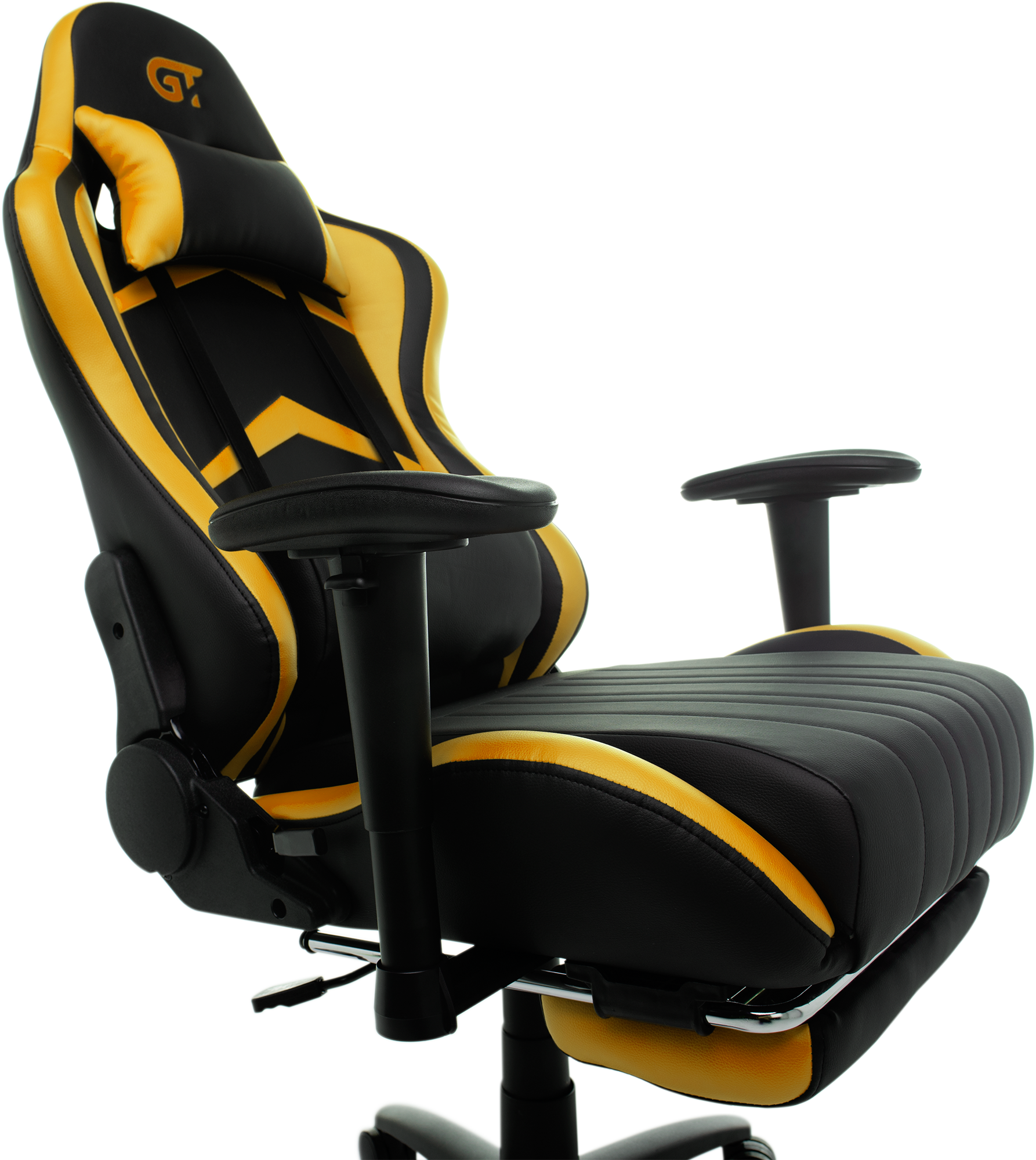 Геймерское кресло GT Racer черное с желтым (X-2534-F Black/Yellow) - фото 8
