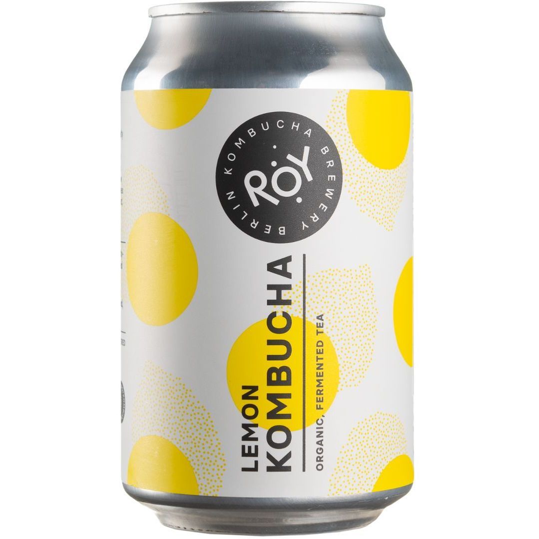 Напій Roy Kombucha Lemon органічний 0.33 л - фото 1