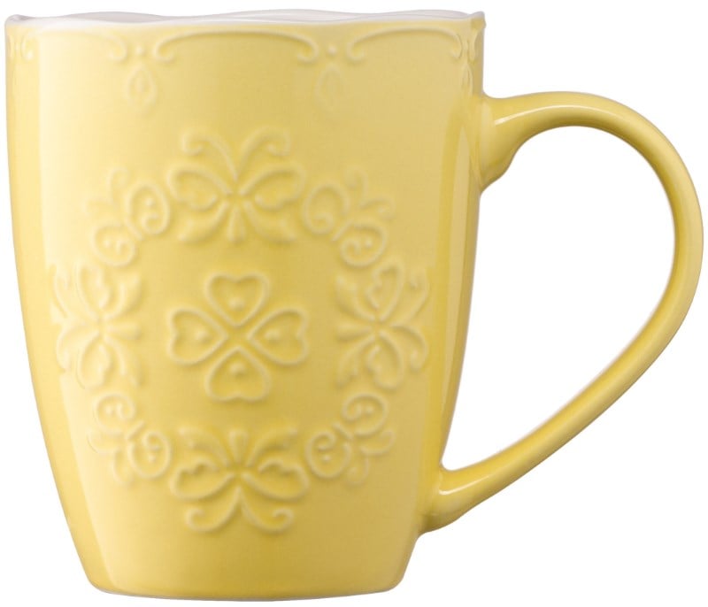 Чашка Ardesto Barocco, 330 мл, жовтий (AR3458Y) - фото 3