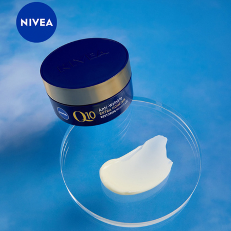 Восстанавливающий ночной крем Nivea Q10 против морщин для сухой кожи 50 мл (84977) - фото 6