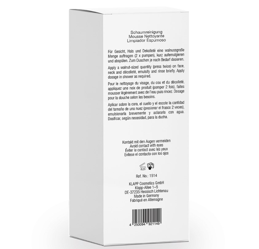 Пінка для обличчя Klapp C Pure Foam Cleanser, очищувальна, 200 мл - фото 3