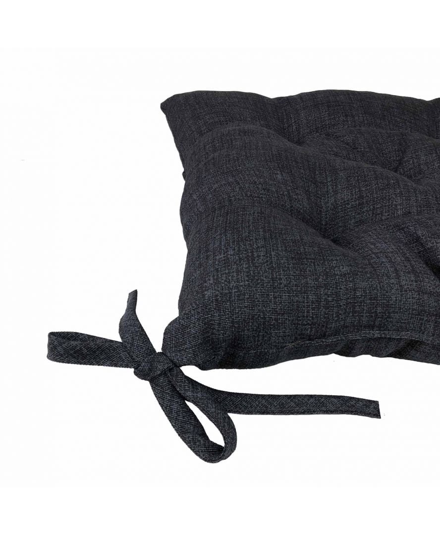 Подушка для стула Прованс Black Milan, 40х40 см, черный (23617) - фото 3