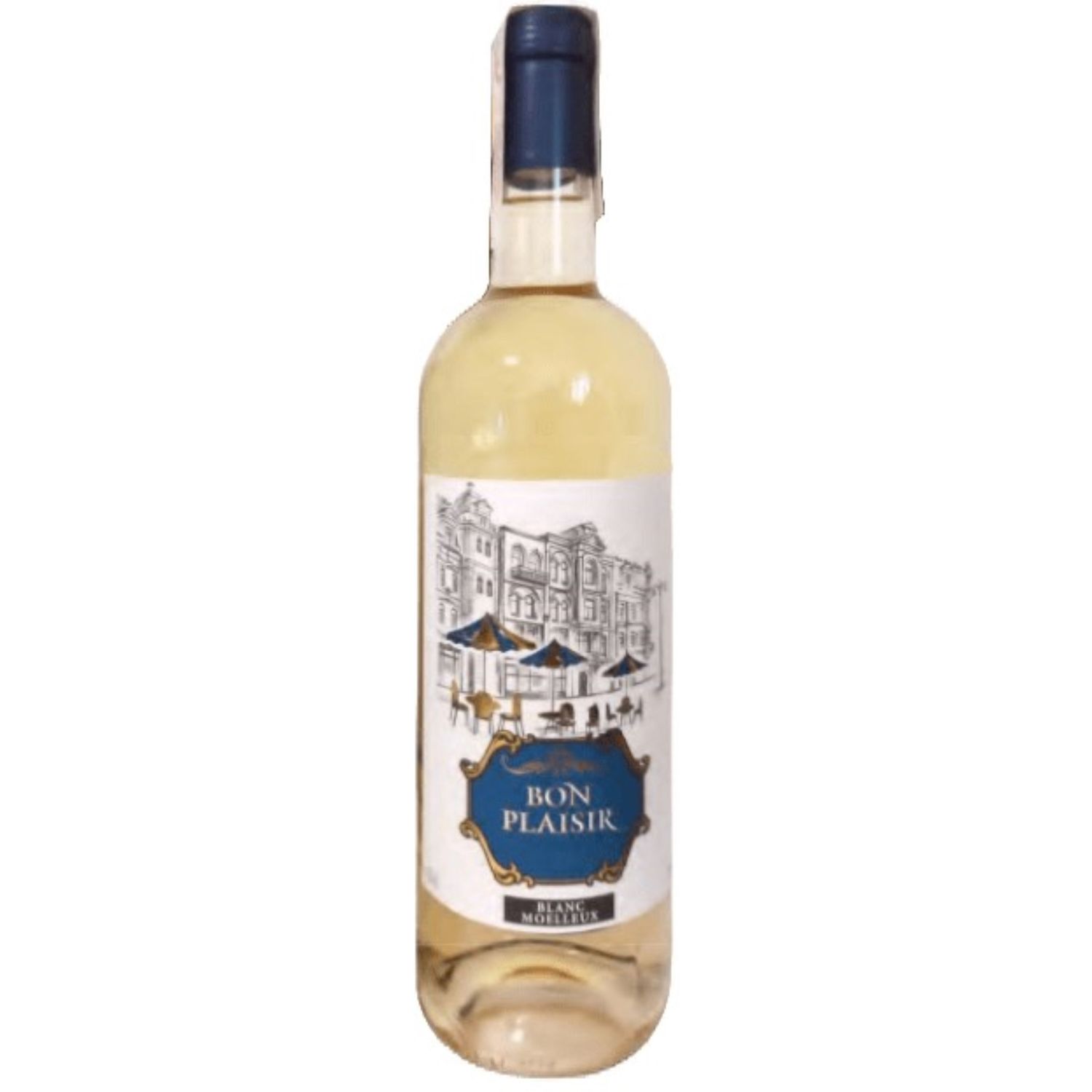 Вино Maison Bouey Bon Plaisir Blanc Moelleux, біле, напівсолодке, 0,75 л - фото 1