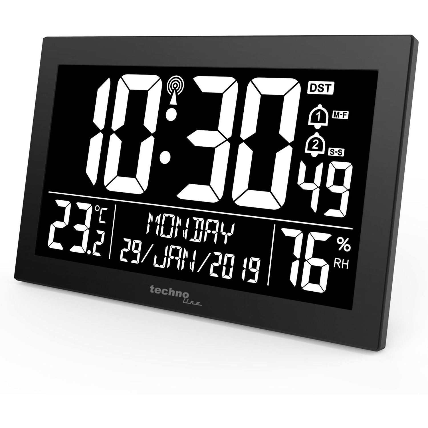 Часы настенные Technoline WS8017 Black (WS8017) - фото 3