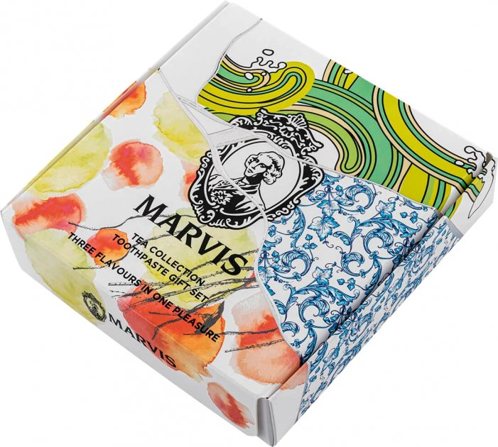 Подарунковий набір зубних паст Marvis Tea Collection Kit, (3 уп. по 25 мл) - фото 1