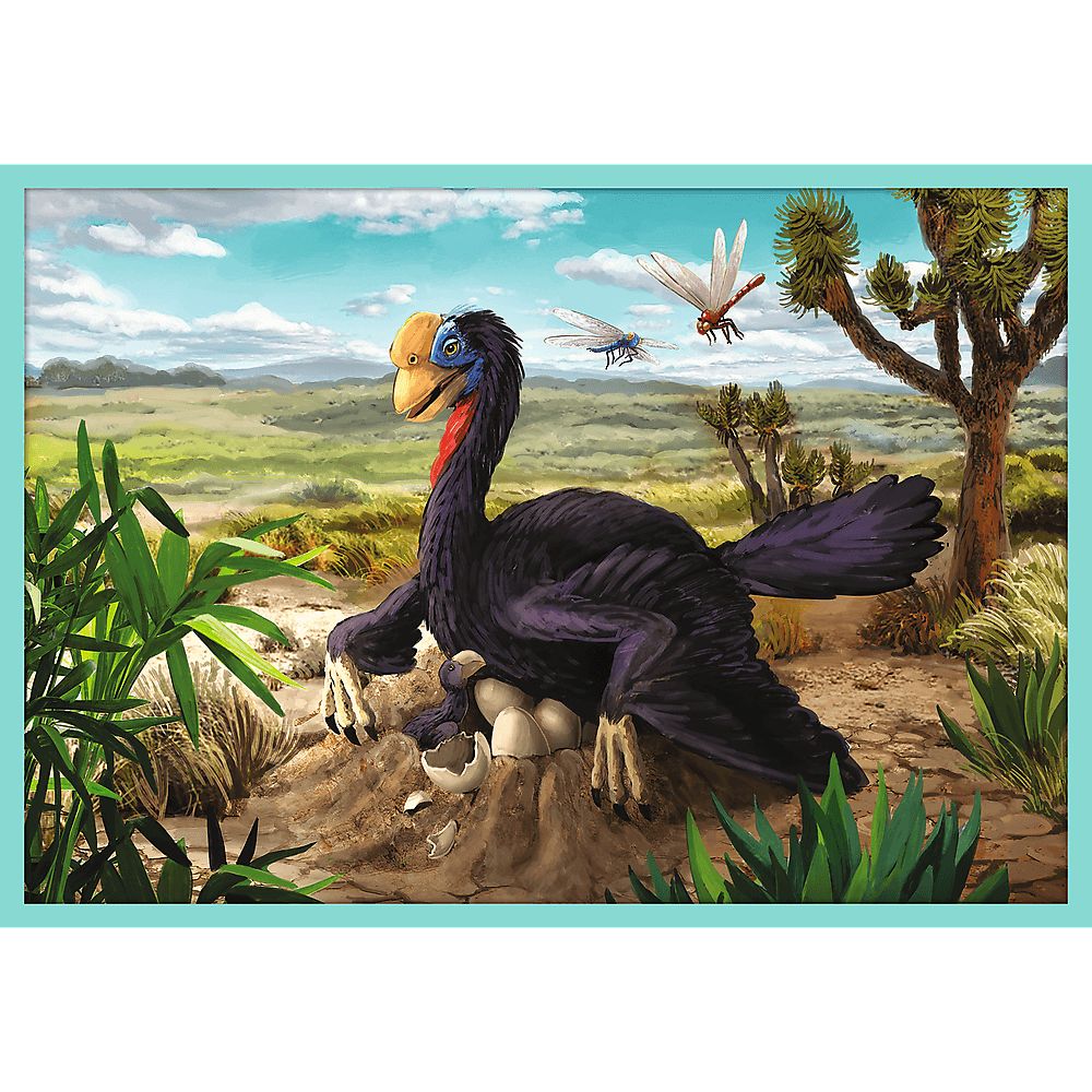 Пазлы Trefl 10 в 1 Знакомьтесь со всеми динозаврами - фото 6
