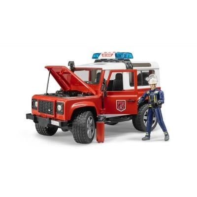 Пожарный джип Bruder Land Rover Defender с фигуркой пожарного, 28 см (02596) - фото 2