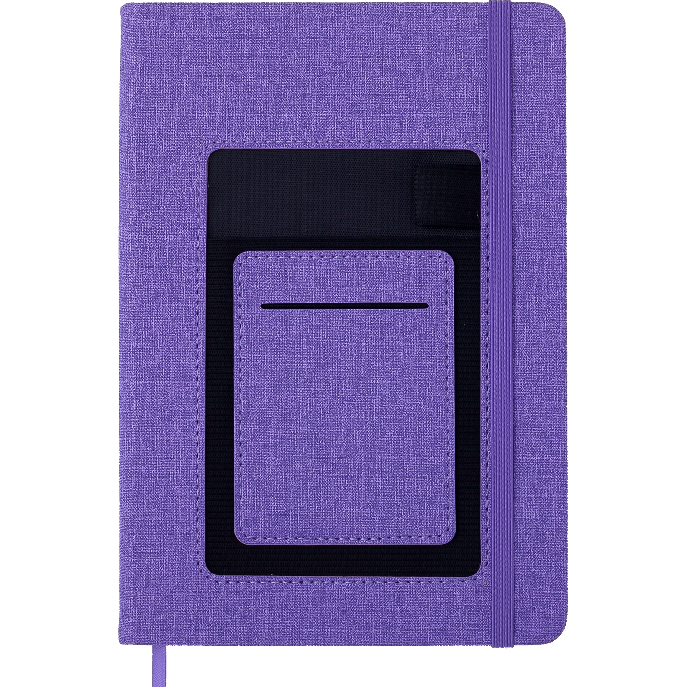 Блокнот деловой Buromax Comfort А5 96 л. в точку обложка искусственная кожа фиолетовый (BM.295309-07) - фото 1