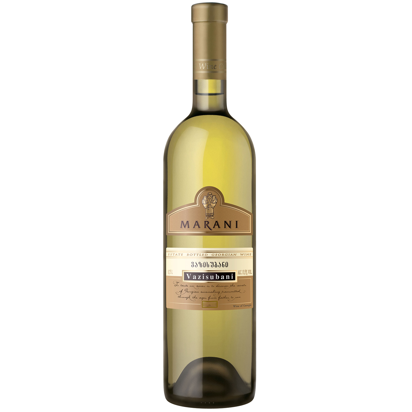 Вино Marani Вазисубани, белое, сухое, 13%, 0,75 л (17039) - фото 1