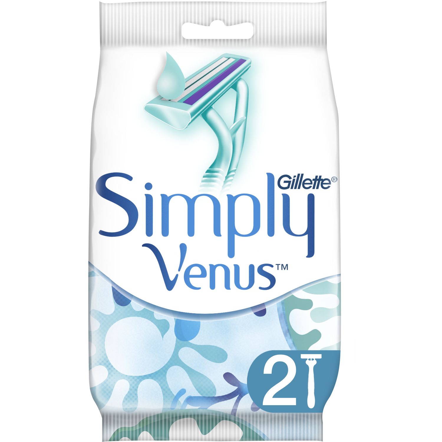 Станок для гоління Gillette Simply Venus 2 шт. - фото 1