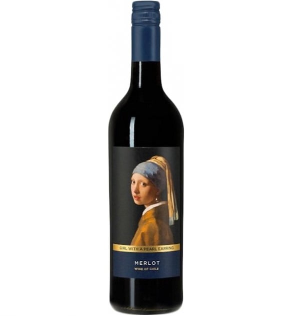 Вино Art of Wine Girl With a Pearl Earring Merlot, 14%, 0,75 л (808259) - фото 1