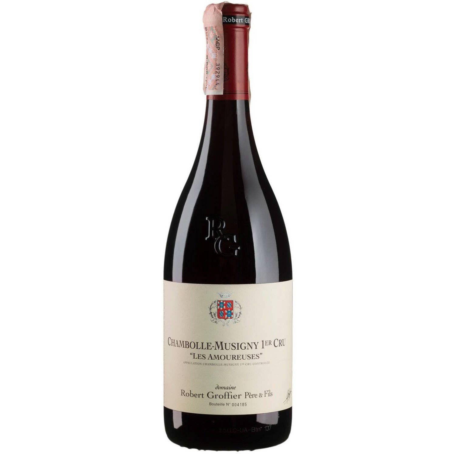 Вино Robert Groffier Pere&Fils Chambolle-Musigny 1er Cru Les Amoureuses 2020, червоне, сухе, 0,75 л (W7935) - фото 1